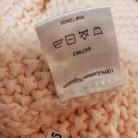 Venus Knit tunic size Medium hi lo chunky knit ballerina pink - Picture 5 of 7